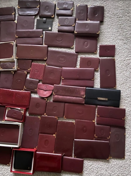 69x Cartier Vintage Wallets