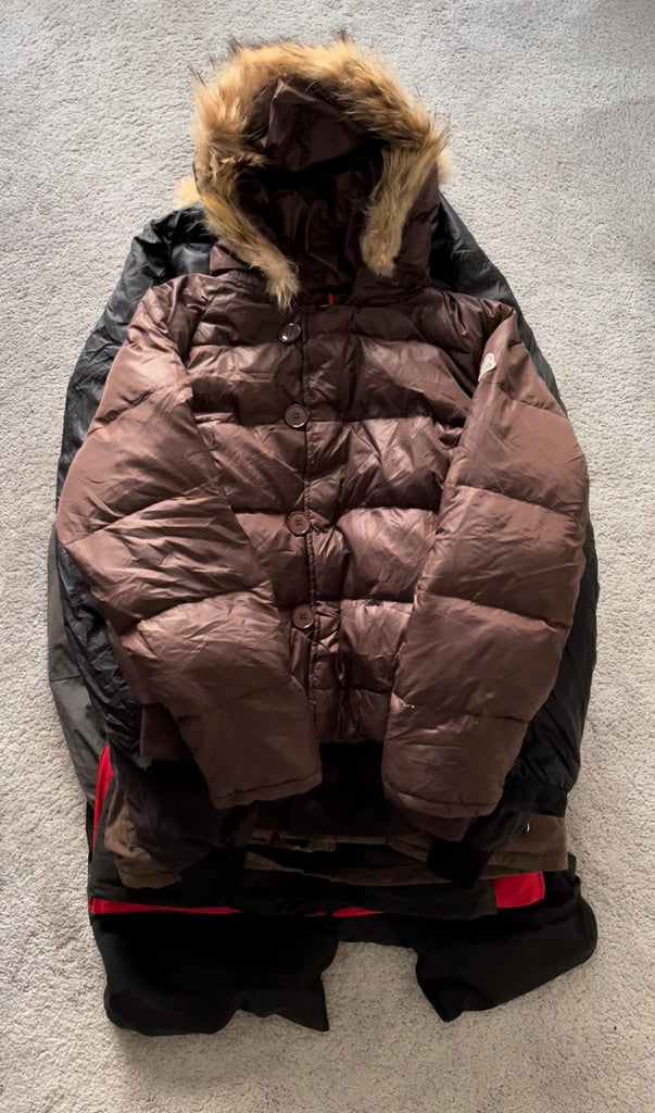 25x Moncler and Canada Goose Jackets